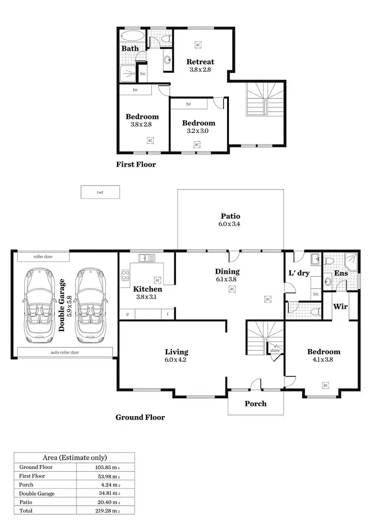 Floorplan of Homely house listing, 2/27A Keith Street, Hectorville SA 5073