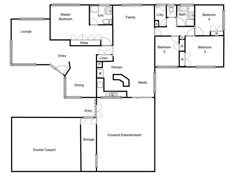 Floorplan of Homely house listing, 8 Meyrick Place, Florey ACT 2615