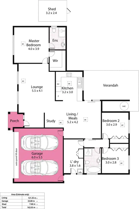 Floorplan of Homely house listing, 2A Reynolds Road, Campbelltown SA 5074