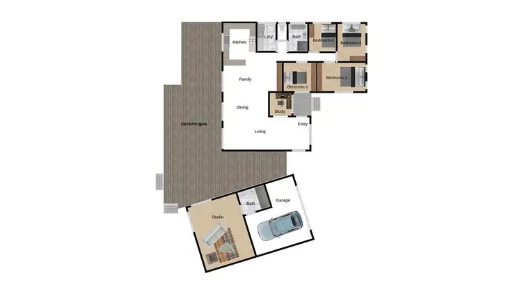 Floorplan of Homely house listing, 46 Fitzhardinge Crescent, Evatt ACT 2617