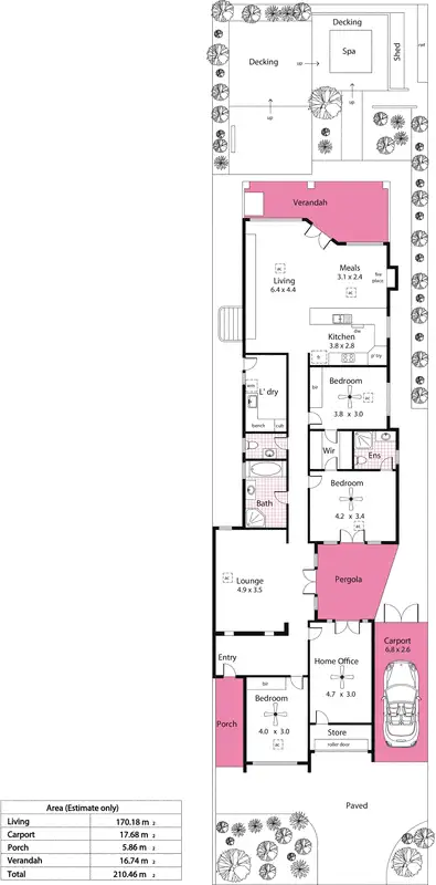 Floorplan of Homely house listing, 67a Cuthero Terrace, Magill SA 5072