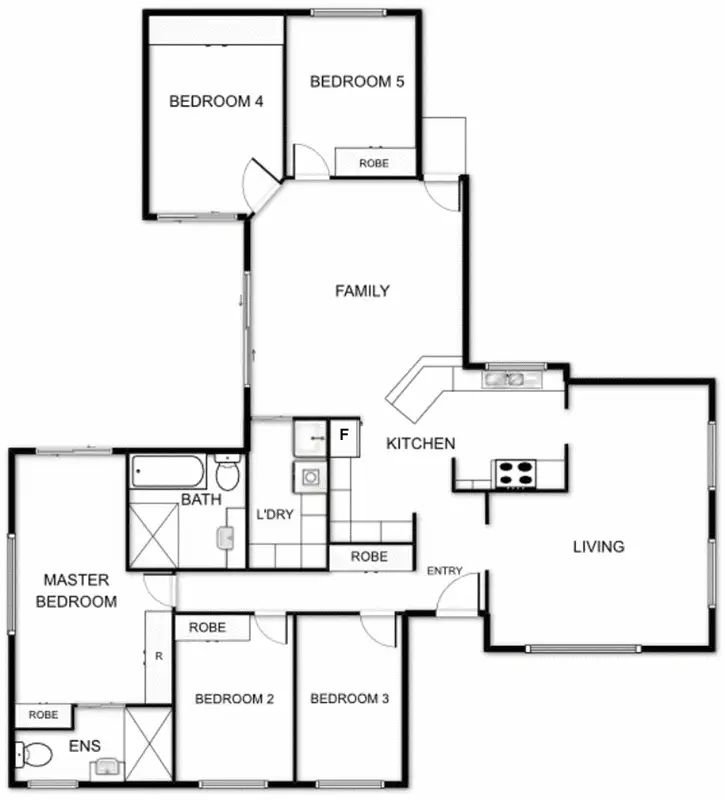 Floorplan of Homely house listing, 34 Macrossan Crescent, Latham ACT 2615