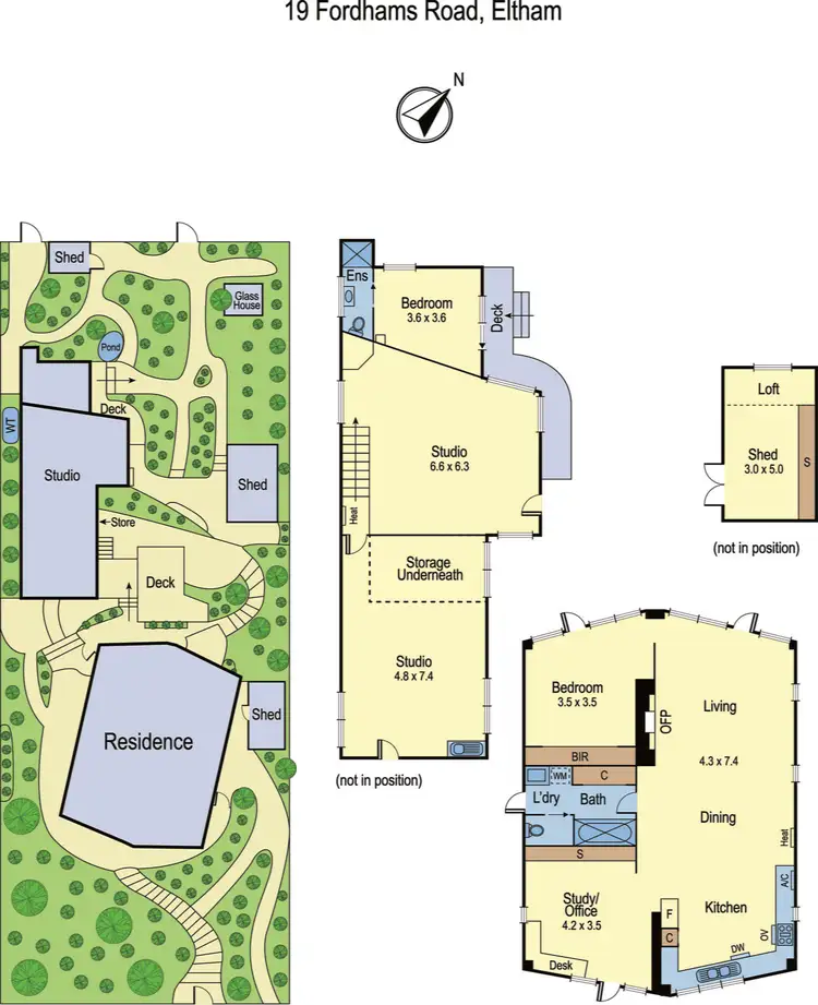 Floorplan of Homely house listing, 19 Fordhams Road, Eltham VIC 3095