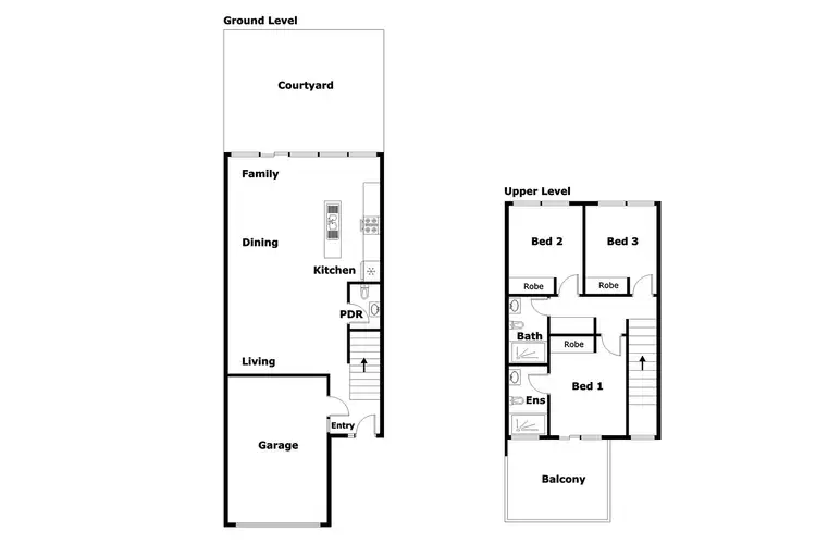 Floorplan of Homely townhouse listing, 102/215 Aspinall Street, Watson ACT 2602
