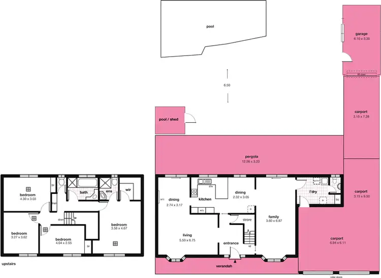Floorplan of Homely house listing, 44 Cedric Avenue, Redwood Park SA 5097
