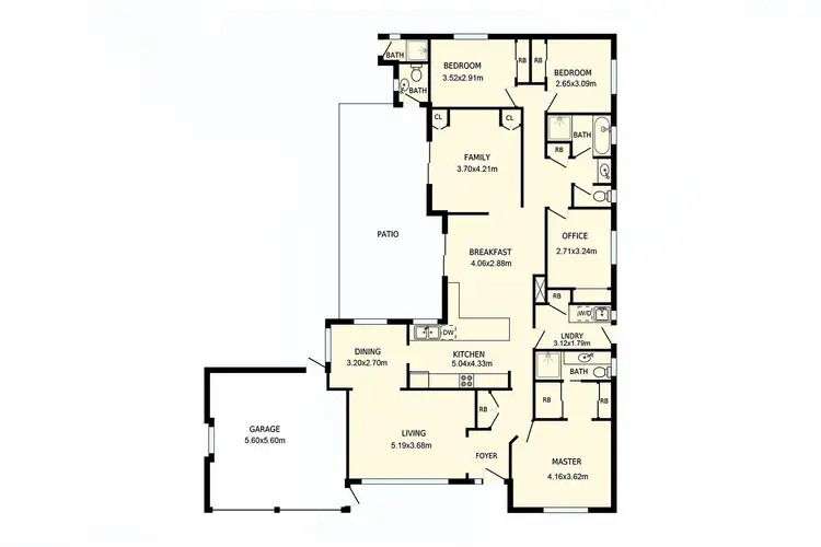Floorplan of Homely house listing, 35 McKinley Crescent, Calwell ACT 2905