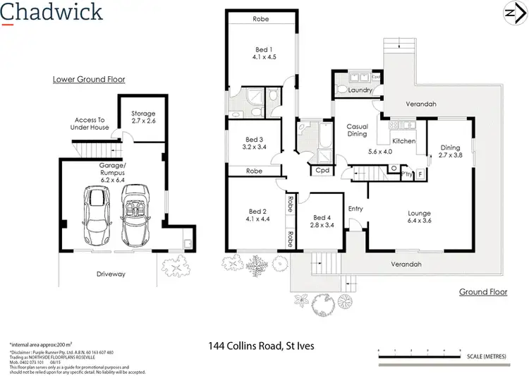 Floorplan of Homely house listing, 144 Collins Road, St Ives NSW 2075