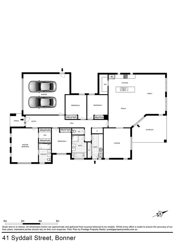 Floorplan of Homely house listing, 41 Syddall Street, Bonner ACT 2914