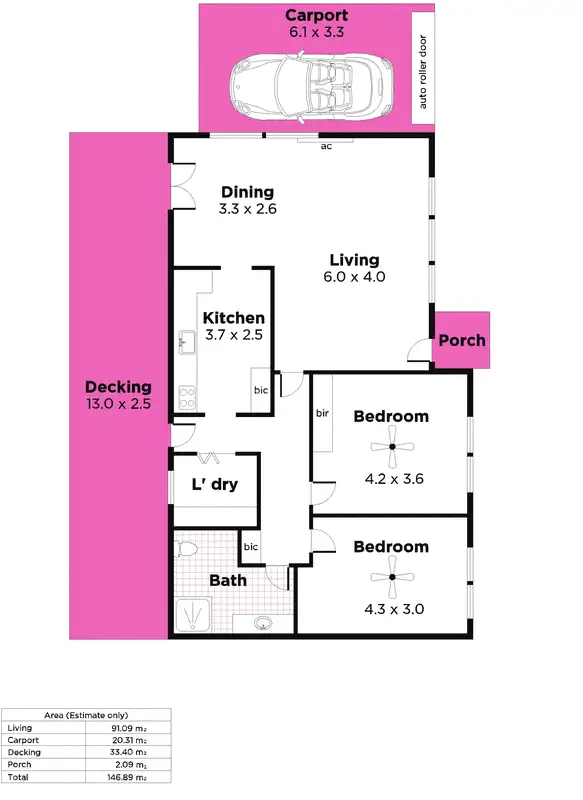 Floorplan of Homely house listing, 114 Dunrobin Road, Warradale SA 5046