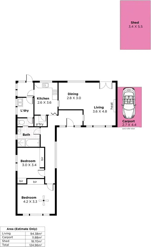 Floorplan of Homely house listing, 131 Cliff Street, Glengowrie SA 5044