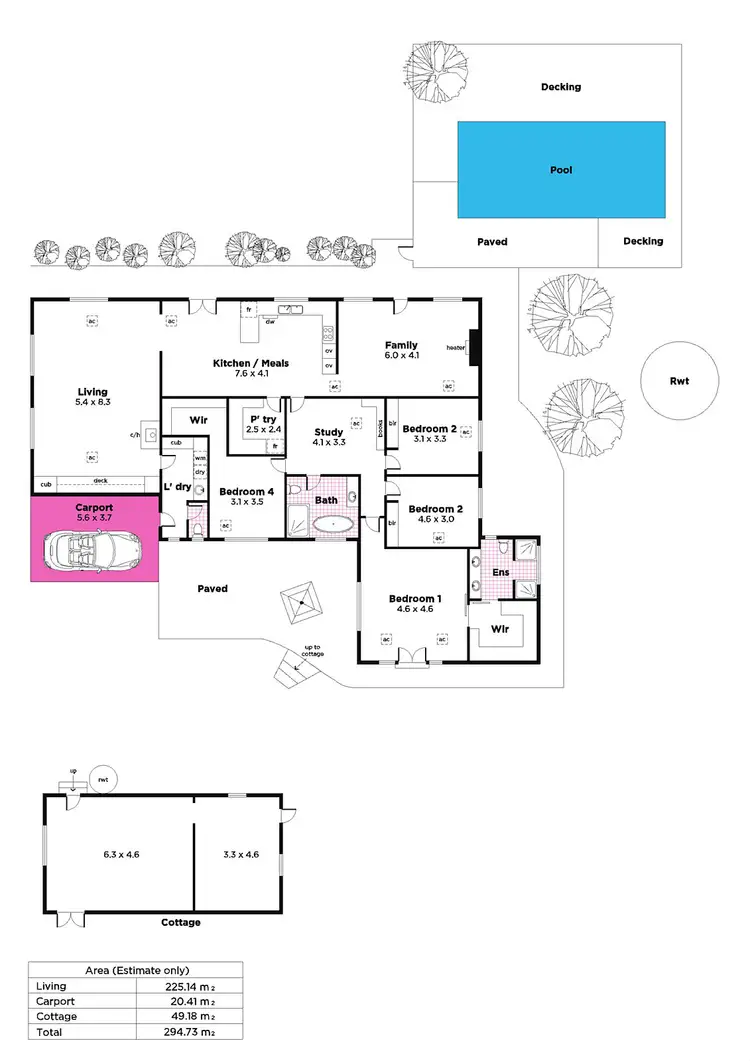 Floorplan of Homely house listing, 20 Bradshaw Avenue, Crafers SA 5152