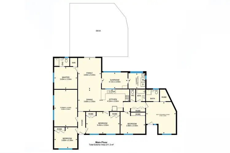 Floorplan of Homely house listing, 8 Whistler Place, Kambah ACT 2902