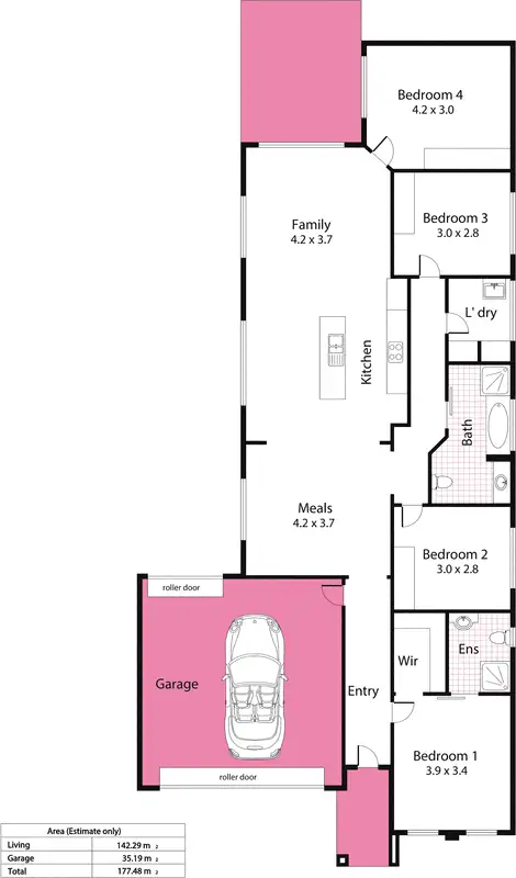 Floorplan of Homely house listing, Address available on request