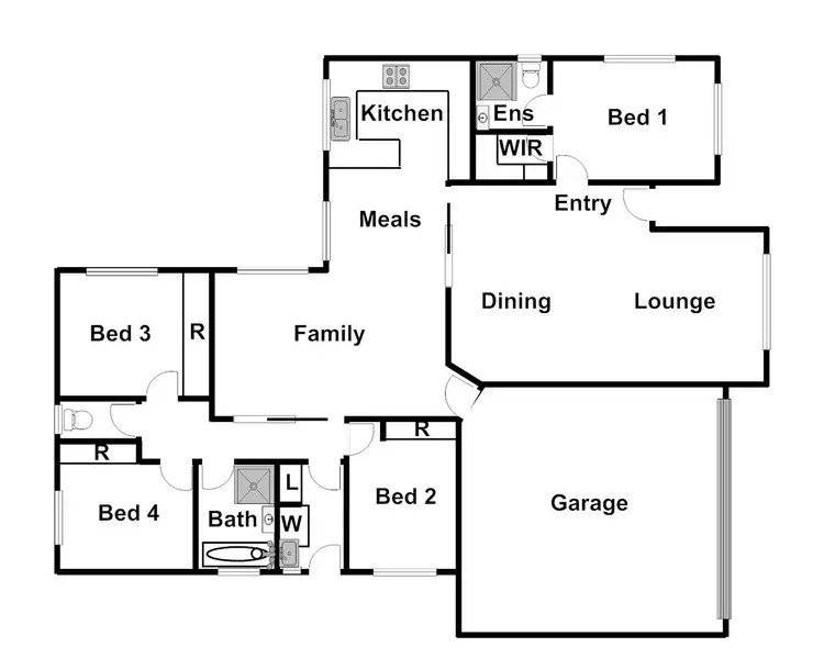 Floorplan of Homely house listing, 4 Loma Rudduck Street, Forde ACT 2914