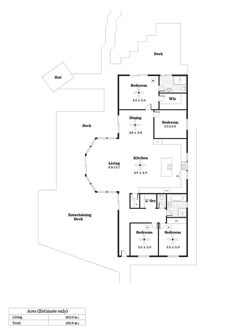 Floorplan of Homely house listing, 9 Worden Road, Mount George SA 5155
