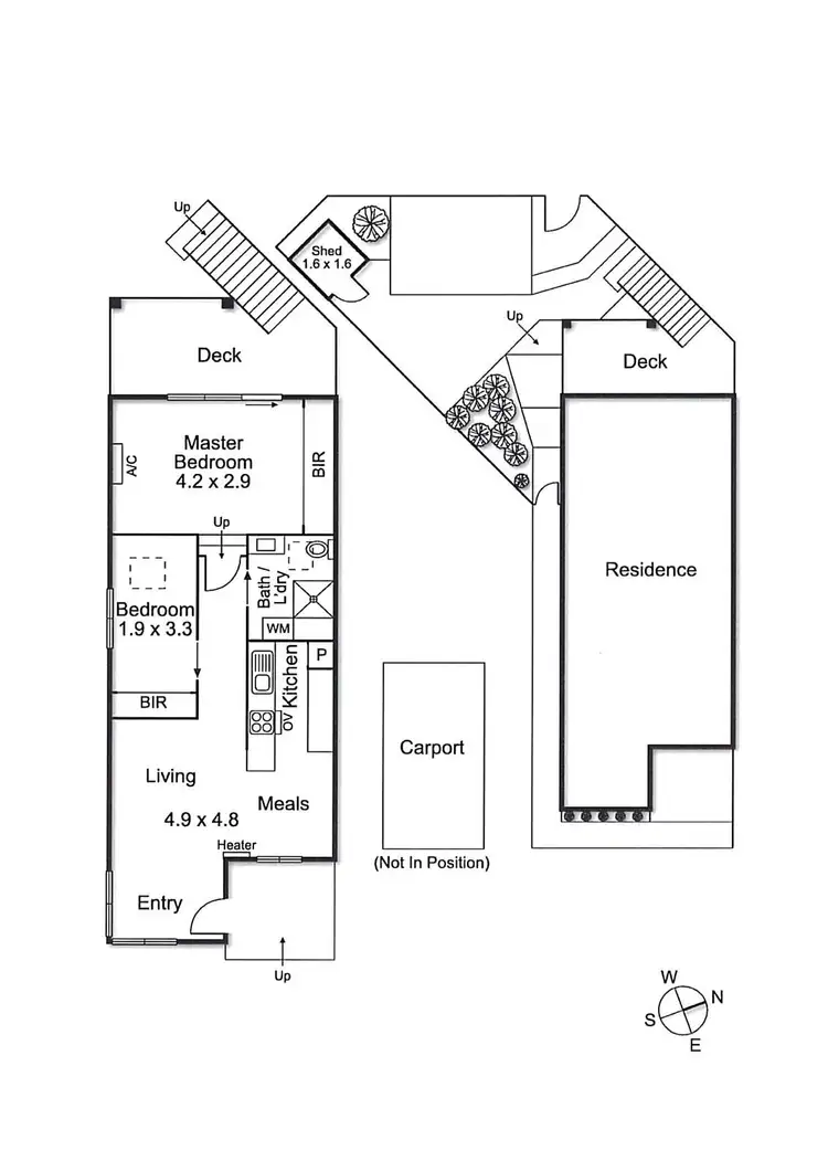 Floorplan of Homely unit listing, 5/29 Main Road, Lower Plenty VIC 3093