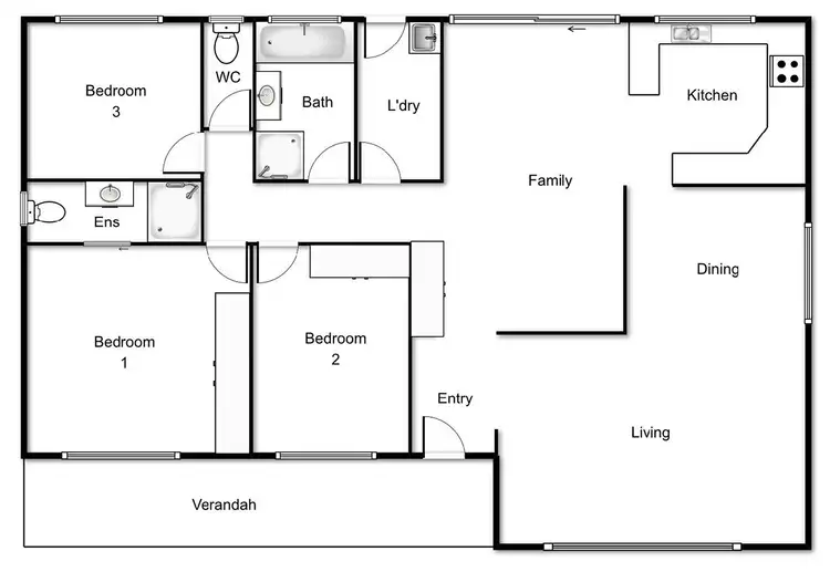 Floorplan of Homely house listing, 6 Bowley Place, Florey ACT 2615