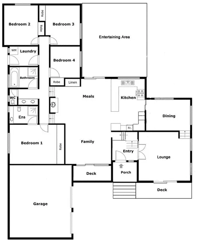 Floorplan of Homely house listing, 8 Bagshaw Place, Bonython ACT 2905