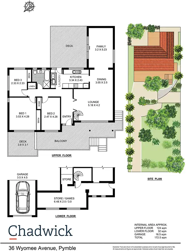Floorplan of Homely house listing, 36 Wyomee Avenue, West Pymble NSW 2073