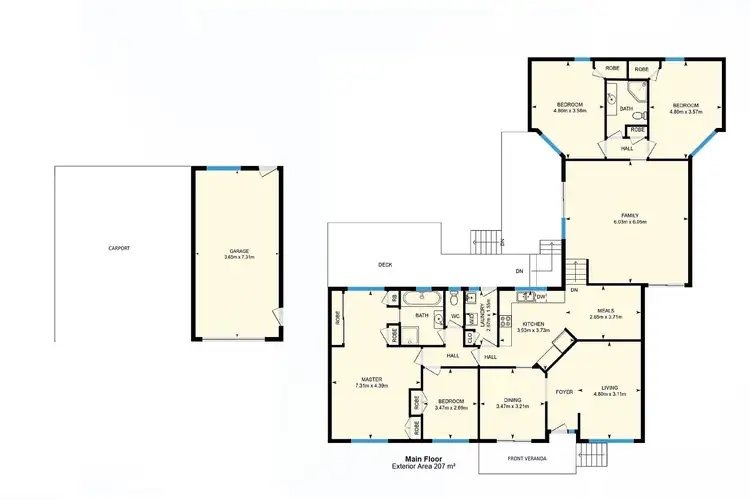 Floorplan of Homely house listing, 21 Vagabond Crescent, Mckellar ACT 2617