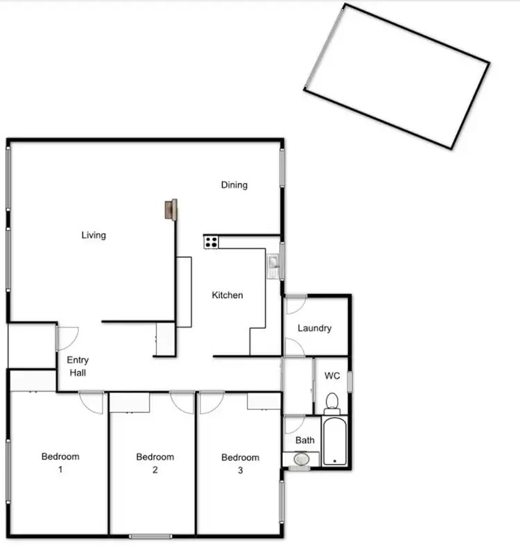 Floorplan of Homely house listing, 40 Marsden Street, Dickson ACT 2602