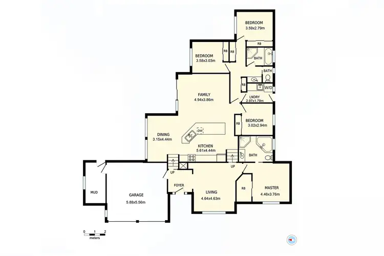 Floorplan of Homely house listing, 6 Winter Place, Jerrabomberra NSW 2619