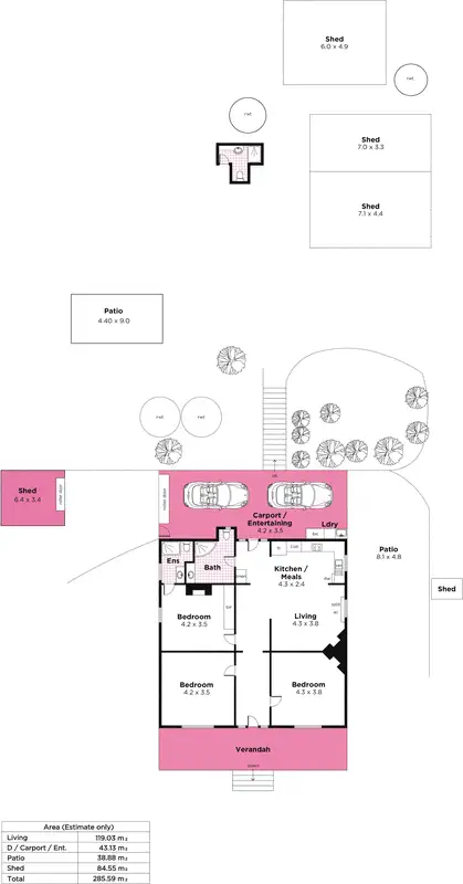 Floorplan of Homely house listing, 117 Mount Barker Road, Hahndorf SA 5245