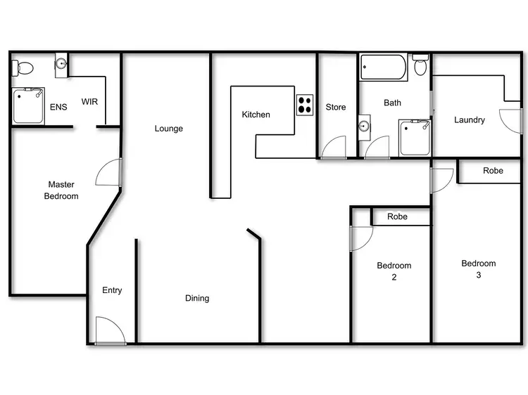 Floorplan of Homely house listing, 5 Wedgwood Close, Chisholm ACT 2905