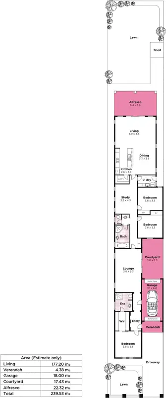 Floorplan of Homely house listing, 77 Boyle Street, Prospect SA 5082