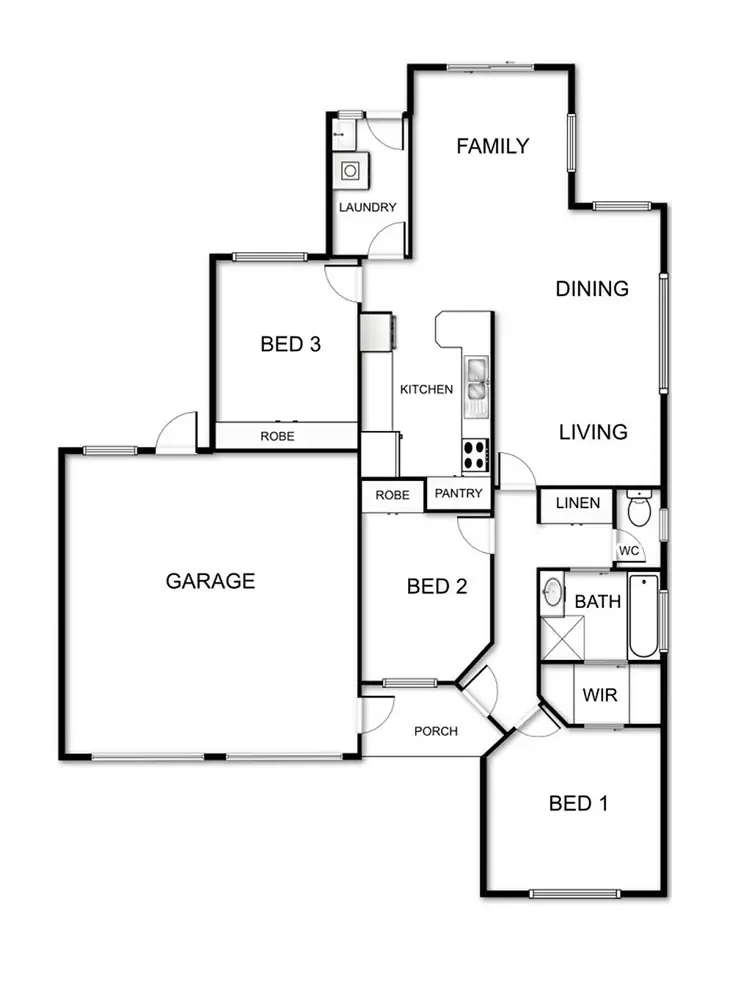 Floorplan of Homely house listing, 11 Annan Close, Amaroo ACT 2914