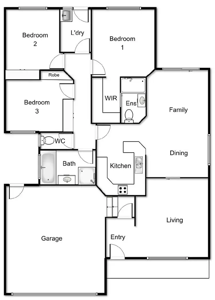Floorplan of Homely townhouse listing, 9/16 Monaghan Place, Nicholls ACT 2913