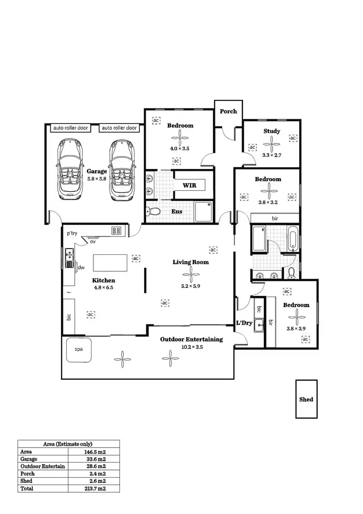 Floorplan of Homely house listing, 21A Gilbertson Road, Seacliff Park SA 5049