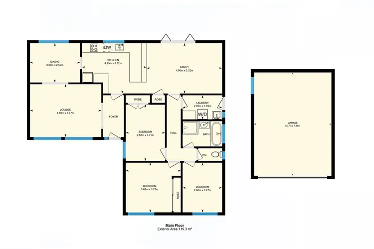 Floorplan of Homely house listing, 4 Inwood Place, Gowrie ACT 2904