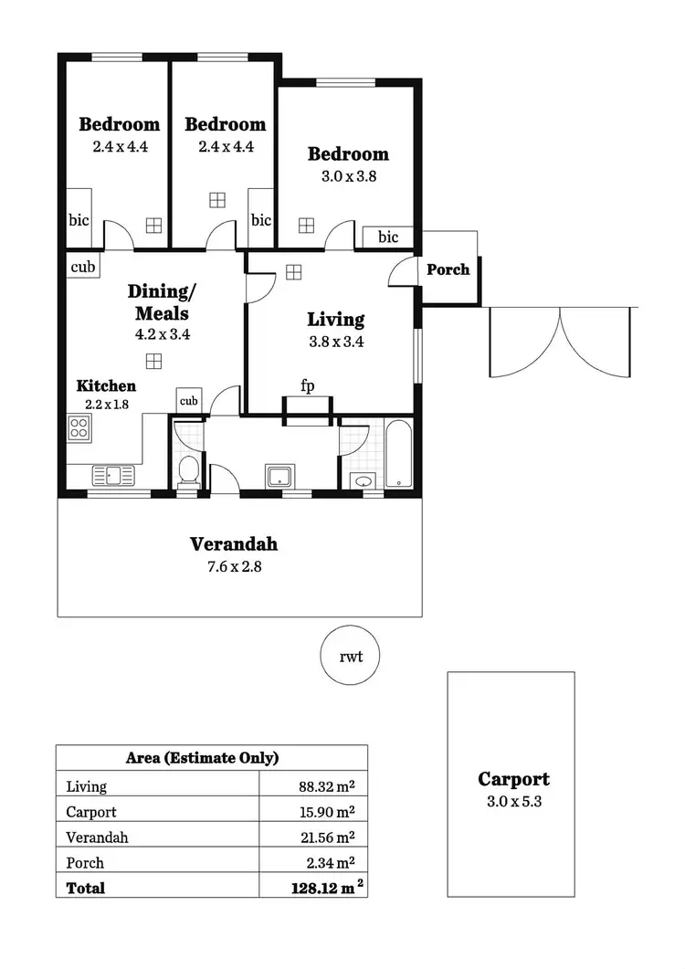 Floorplan of Homely house listing, 16 Owen Street, Morphettville SA 5043