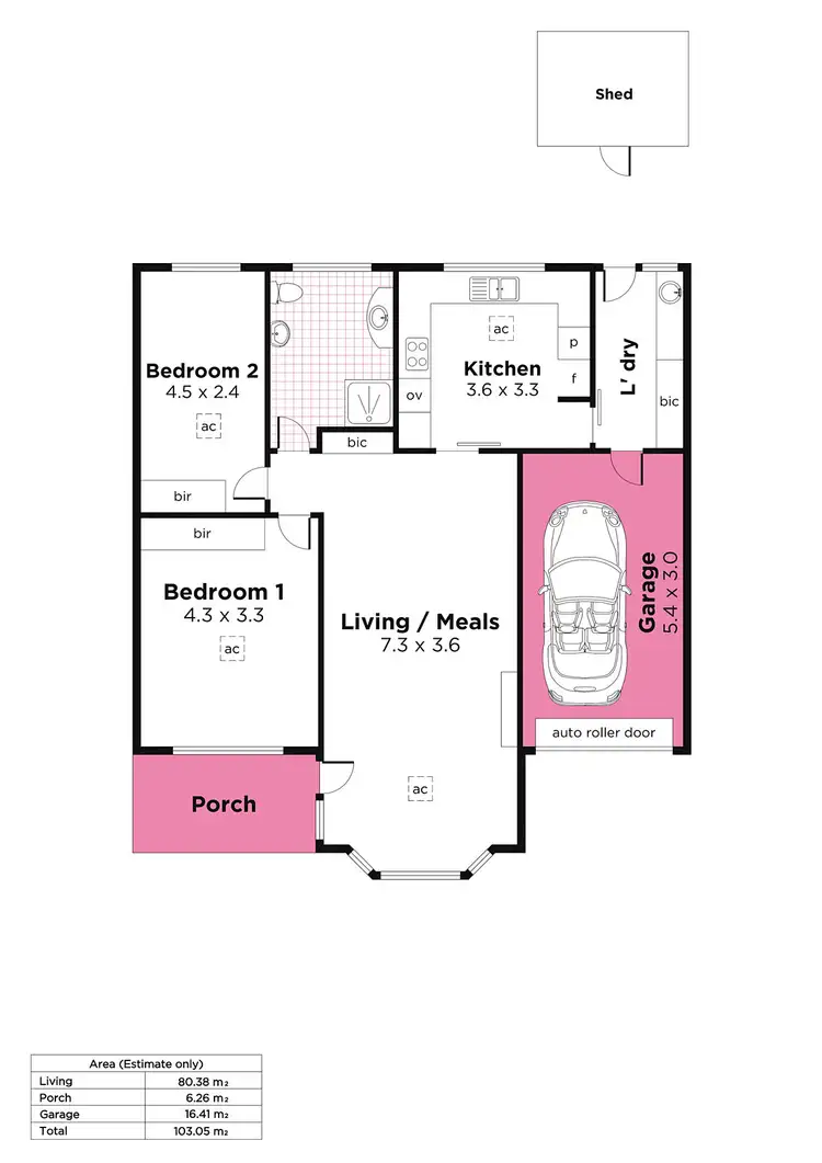 Floorplan of Homely unit listing, 8/396 Unley Road, Unley Park SA 5061