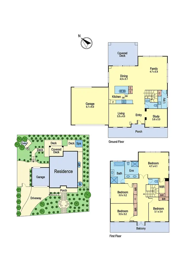 Floorplan of Homely house listing, 36 Diamond Views Drive, Diamond Creek VIC 3089