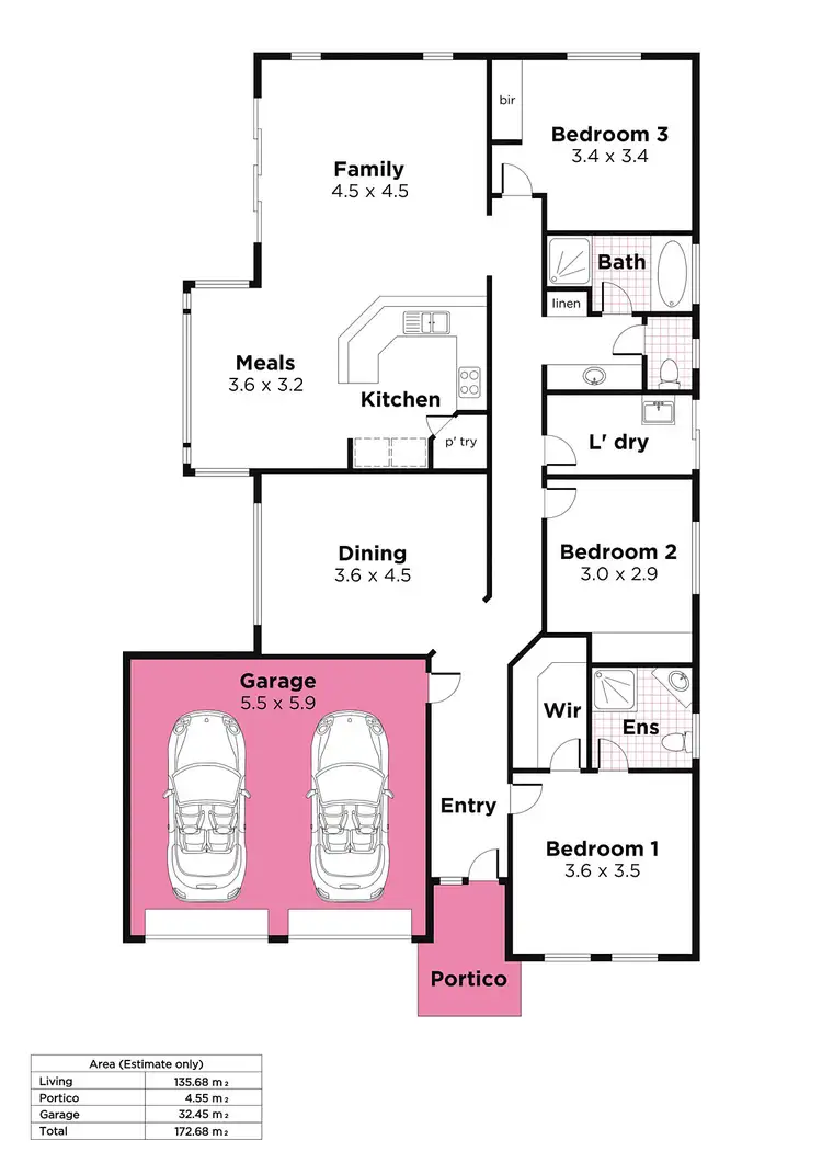 Floorplan of Homely house listing, Address available on request