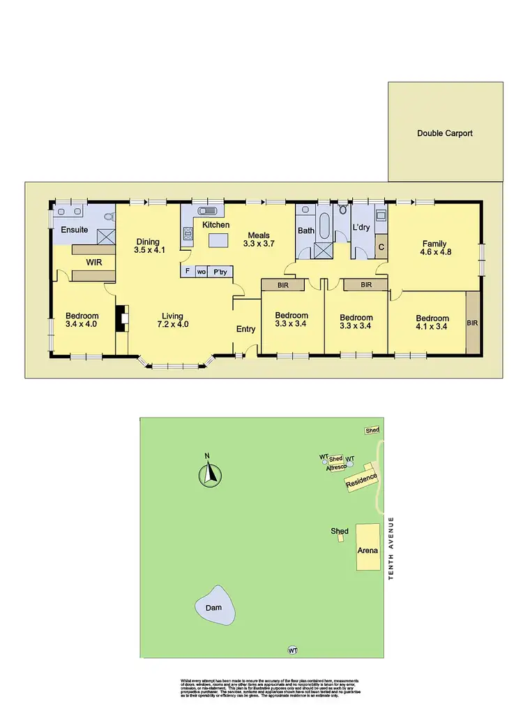 Floorplan of Homely house listing, 115 Tenth Avenue, Eden Park VIC 3757