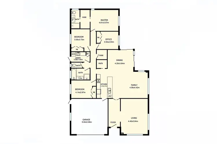 Floorplan of Homely house listing, 51 Steve Irwin Avenue, Wright ACT 2611