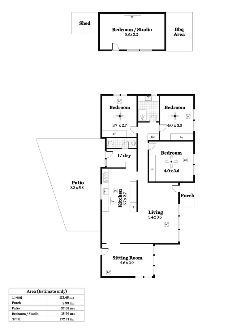 Floorplan of Homely house listing, 3 Tilley Court, Marion SA 5043