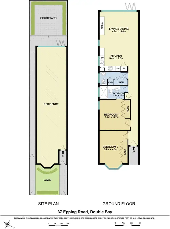 Floorplan of Homely house listing, 37 Epping Road, Double Bay NSW 2028