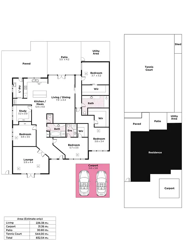 Floorplan of Homely house listing, 74 Stanley Street, Erindale SA 5066
