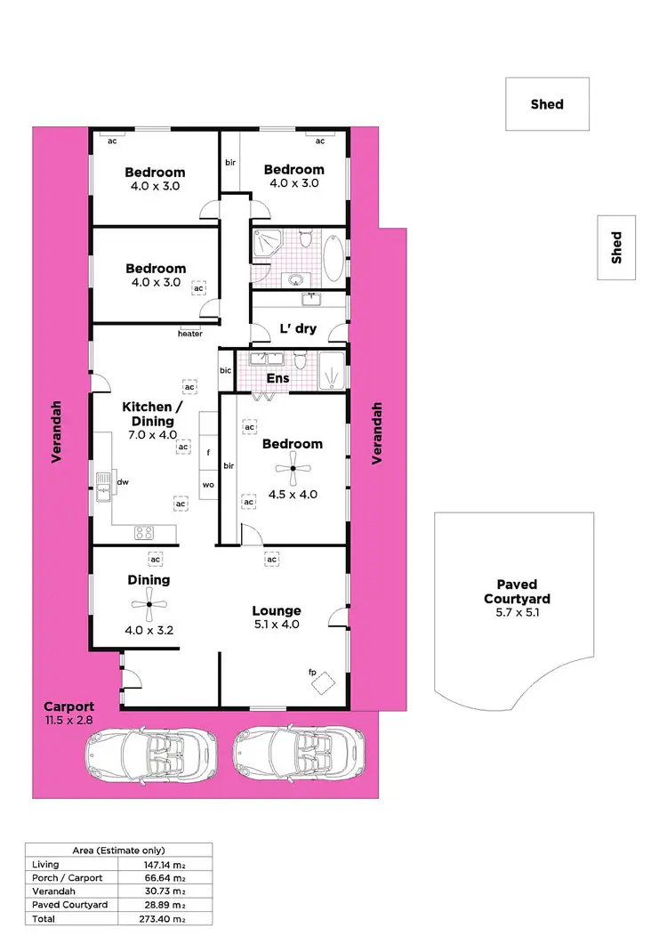 Floorplan of Homely house listing, 2 Gannet Avenue, Glenalta SA 5052