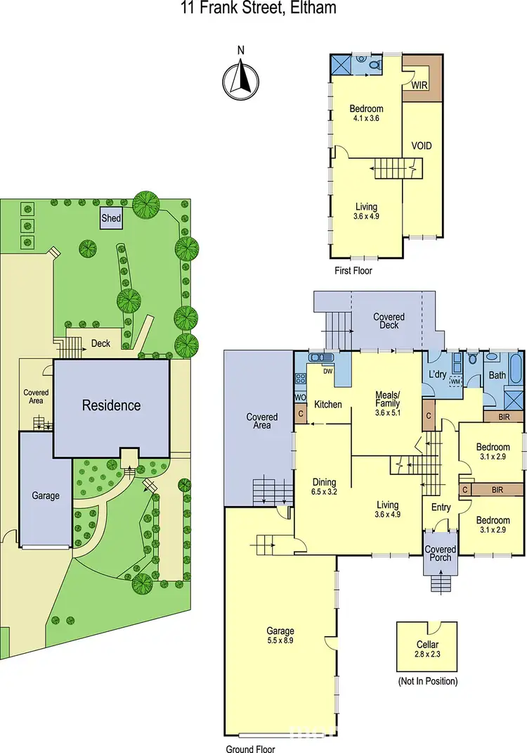 Floorplan of Homely house listing, 11 Frank Street, Eltham VIC 3095