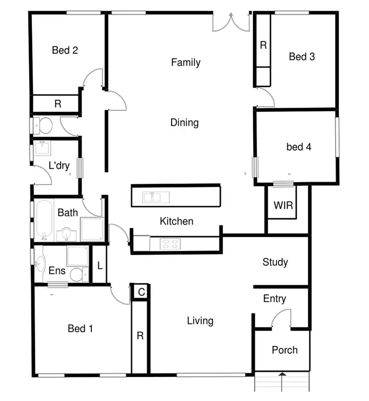 Floorplan of Homely house listing, 126 Sturdee Crescent, Monash ACT 2904