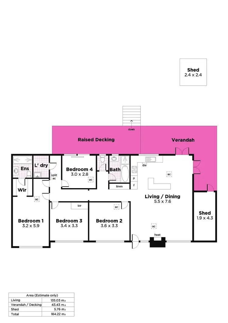 Floorplan of Homely house listing, 31 Hillside Avenue, Highbury SA 5089