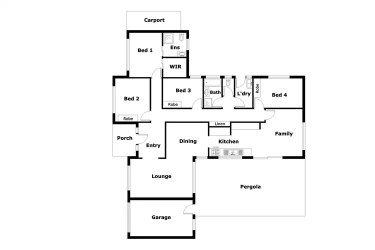 Floorplan of Homely house listing, 40 Grainger Circuit, Melba ACT 2615