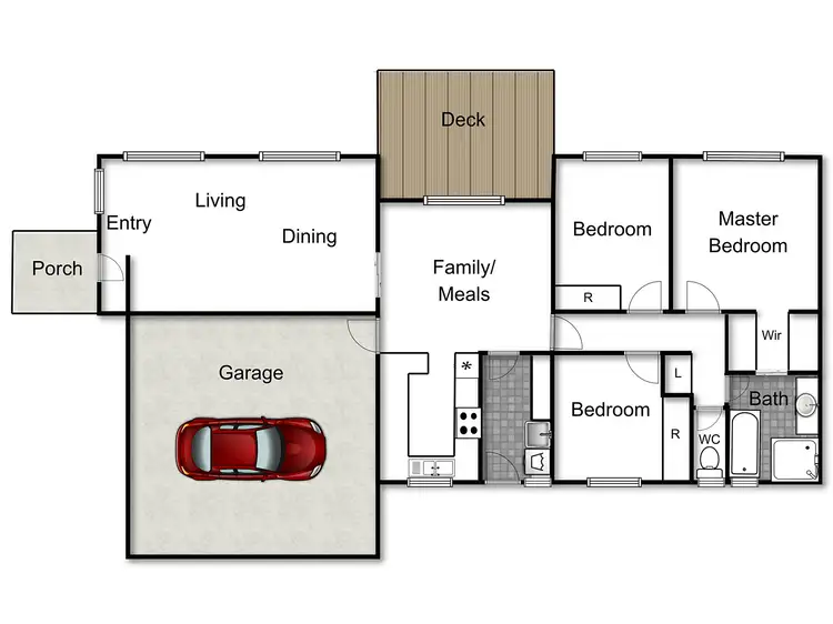 Floorplan of Homely house listing, 36 Heighway Street, Macgregor ACT 2615
