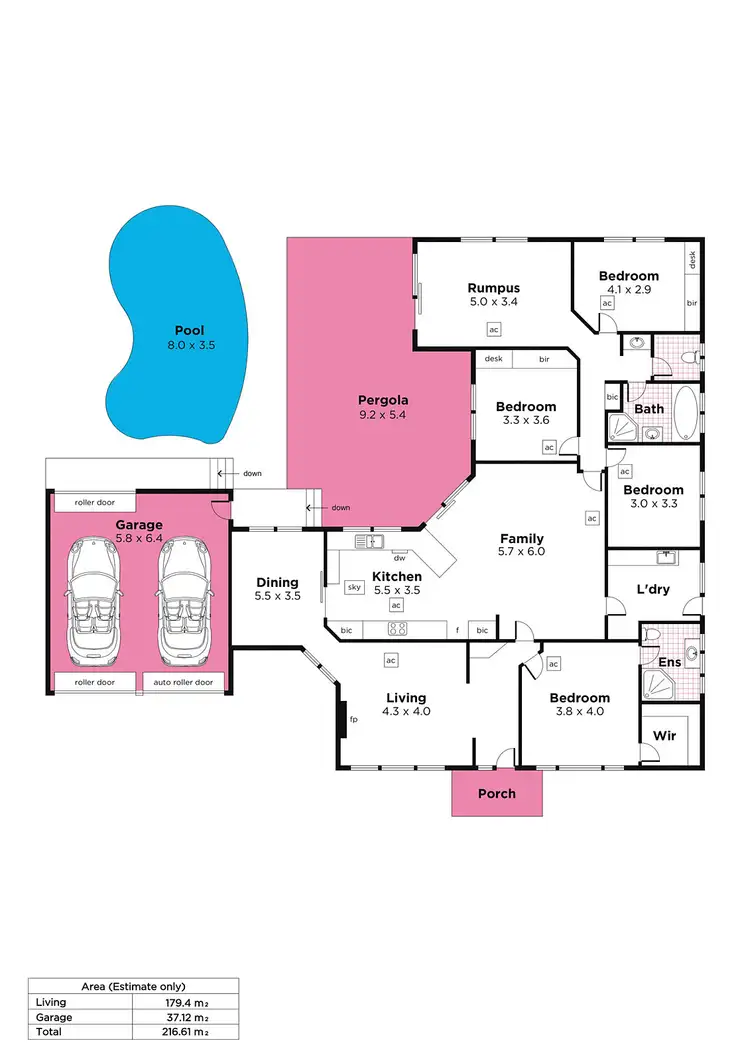 Floorplan of Homely house listing, 62A Turners Avenue, Coromandel Valley SA 5051