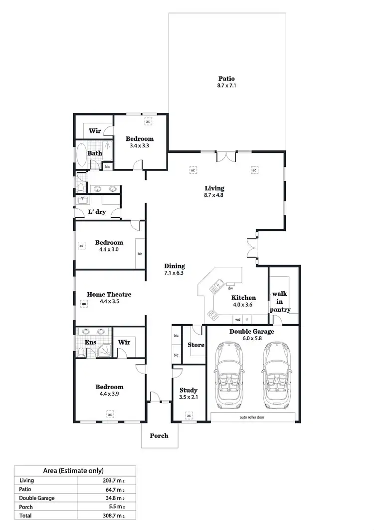 Floorplan of Homely house listing, 2a Thelma Avenue, Fulham Gardens SA 5024